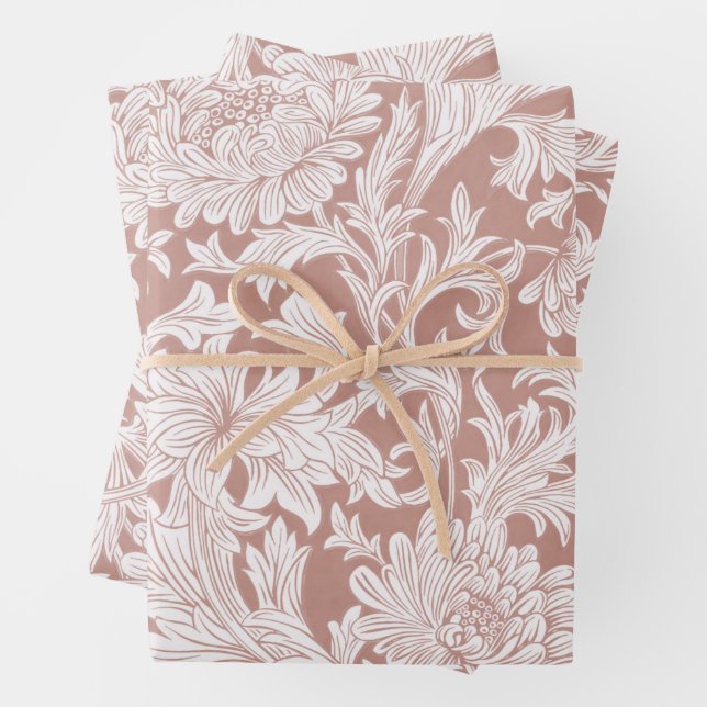 Hoja De Papel De Regalo Guillermo Morris Chrysanthemum Pattern Wraping Pap (In situ)