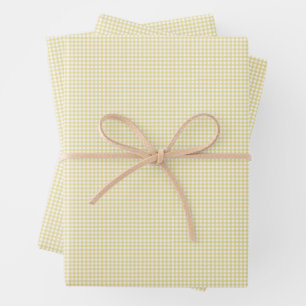 Hoja De Papel De Regalo Guinazo amarillo lindo simple y clásico