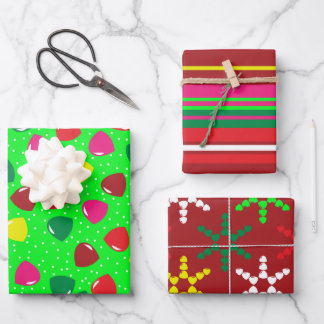 HOJA DE PAPEL DE REGALO GUM DROP X-MAS