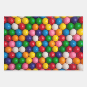 Hoja De Papel De Regalo Gumballs