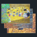 Hoja De Papel De Regalo Gustav Klimt<br><div class="desc">Gustav Klimt (14 de julio de 1862 - 6 de febrero de 1918) era un pintor simbolista austríaco y uno de los miembros más destacados del movimiento secesión de Viena. Klimt es conocido por sus pinturas, murales, bocetos y otros objetos artísticos. Además de sus obras figurativas, que incluyen alegorías y...</div>