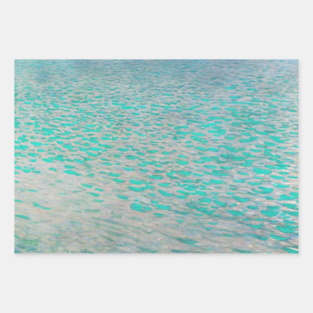 Hoja De Papel De Regalo Gustav Klimt - Attersee (Anverso)