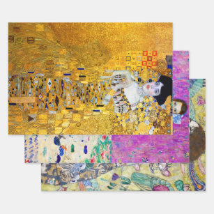 Hoja De Papel De Regalo Gustav Klimt, damas