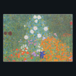 Hoja De Papel De Regalo Gustav Klimt Flor Jardín Naturaleza<br><div class="desc">Un bonito cuadro del jardín,  un cuadro clásico de Gustav Klimt,  llamado Cottage Garden,  o Bauergarten,  1907,  que se encuentra cerca de un jardín de flores,  un cuadro de flores de colores.</div>