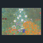 Hoja De Papel De Regalo Gustav Klimt Flor Jardín Naturaleza<br><div class="desc">Un bonito cuadro del jardín,  un cuadro clásico de Gustav Klimt,  llamado Cottage Garden,  o Bauergarten,  1907,  que se encuentra cerca de un jardín de flores,  un cuadro de flores de colores.</div>