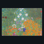 Hoja De Papel De Regalo Gustav Klimt - Jardín de flores<br><div class="desc">Jardín de flores - Gustav Klimt en 1905-1907</div>