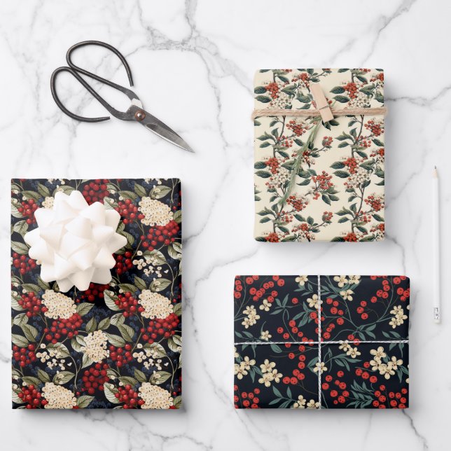 Hoja De Papel De Regalo Hackberry (Anverso)