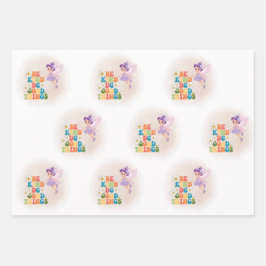 Hoja De Papel De Regalo Hada preciosa