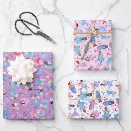 Hoja De Papel De Regalo Hadas Mágicas Acuarelas
