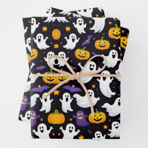 HOJA DE PAPEL DE REGALO HALLOWEEN