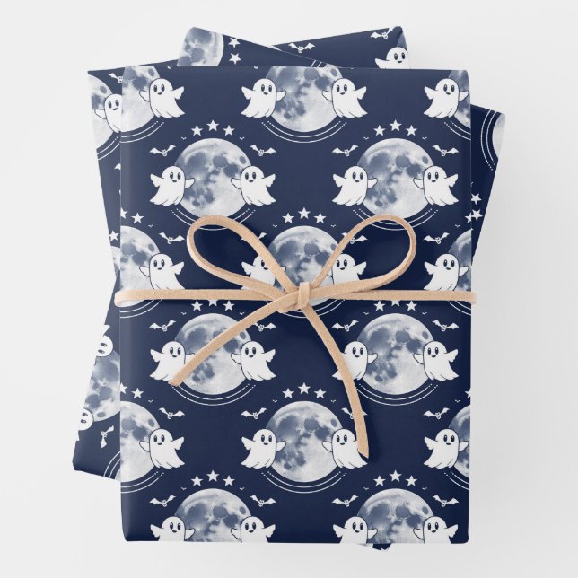 Hoja De Papel De Regalo Halloween celebration (In situ)