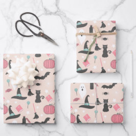 Hoja De Papel De Regalo Halloween de dulce fantasía