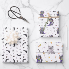 Hoja De Papel De Regalo Halloween divertido