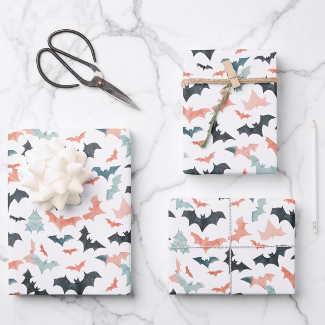 Hoja De Papel De Regalo Halloween paper  (Anverso)