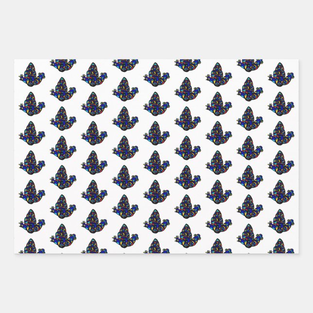 Hoja De Papel De Regalo Hamsa Ji - (Anverso)