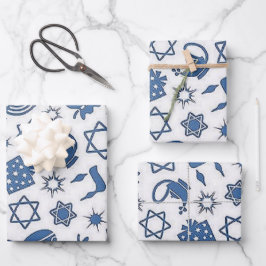 Hoja De Papel De Regalo Hanukkah