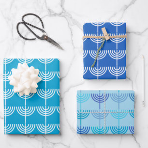 Hoja De Papel De Regalo Hanukkah Chanukah