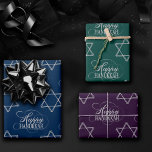 Hoja De Papel De Regalo Hanukkah Star of David Classic Silver Navy<br><div class="desc">Minimal clásico de plata Bar/Bat Mitzvah y Hanukkah moderna Star of David con un fondo sólido crea un diseño elegante y sofisticado. Para obtener otros colores de coordinación o productos coincidentes,  visite JustFharryn @ Zazzle.com o póngase en contacto con el diseñador,  c/o Fharryn@yahoo.com Todos los derechos reservados. Zazzlemade.</div>