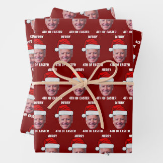 Hoja De Papel De Regalo Happy 4th Of Easter Christmas