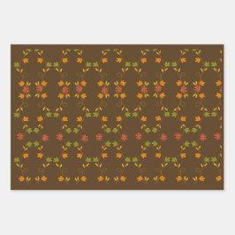 Hoja De Papel De Regalo Happy Thanksgiving - Brown Theme