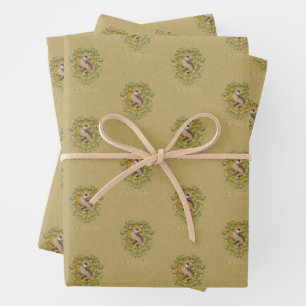 Hoja De Papel De Regalo HARRY POTTER™   Escudo HUFFLEPUFF™