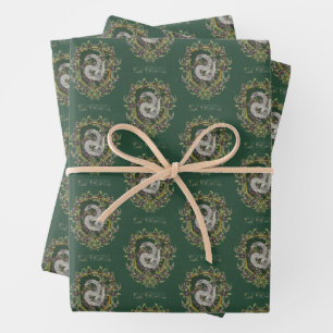 Hoja De Papel De Regalo HARRY POTTER™   Escudo SLYTHERIN™