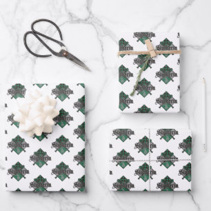 Hoja De Papel De Regalo Harry Potter   Escudo Slytherin QUIDDITCH™