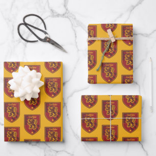Hoja De Papel De Regalo Harry Potter   Gryffindor House Pride Escudo