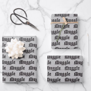 Hoja De Papel De Regalo Harry Potter Spell   Muggle