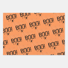 Hoja De Papel De Regalo Haunting Halloween Wrappers