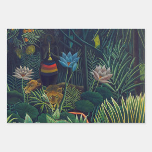 Hoja De Papel De Regalo Henri Rousseau - El sueño / Le Reve