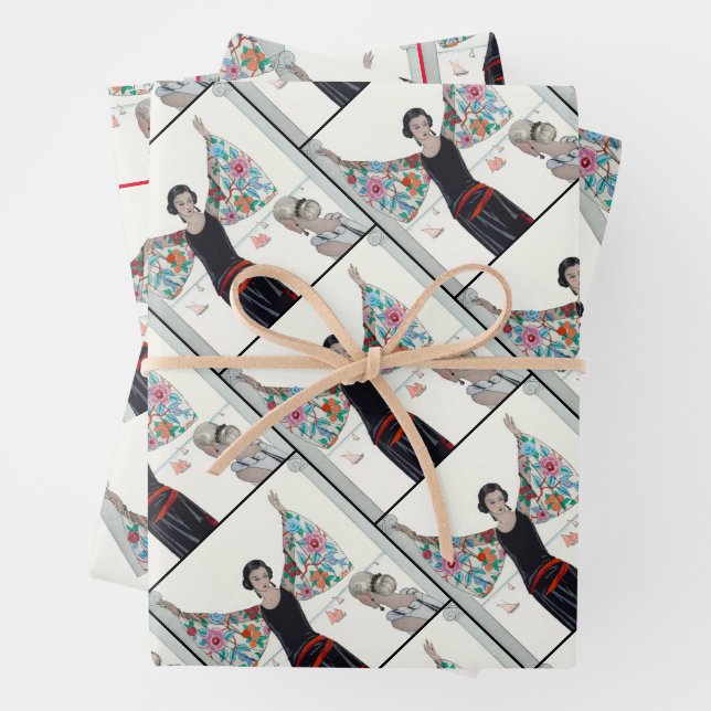 Hoja De Papel De Regalo Here Are My Wings - George Barbier (In situ)