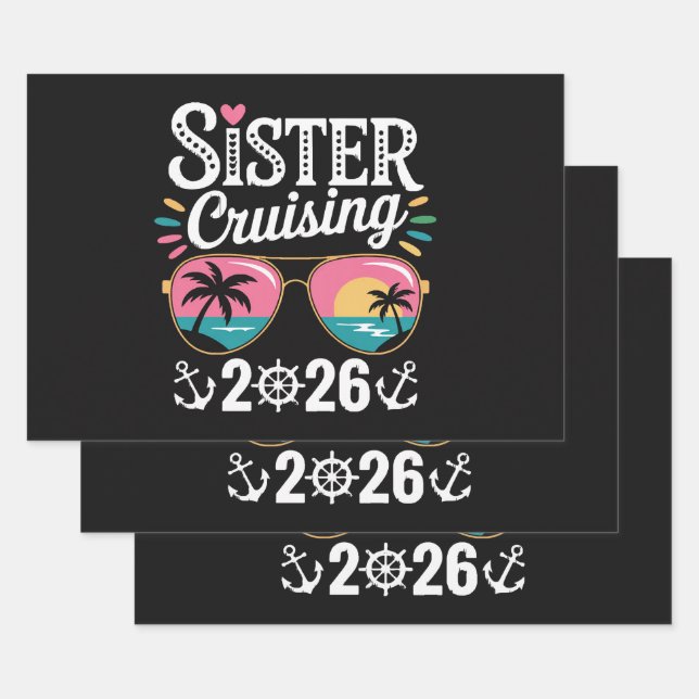 Hoja De Papel De Regalo Hermana Curising 2026 (Set)