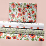 Hoja De Papel De Regalo Hermosa acuarela Naranja Poppies Floral<br><div class="desc">Hermoso Naranja Watercolor Poppies Hojas de papel de envoltura floral. Perfecto para la ducha de bebé,  regalos de boda,  cumpleaños y cualquier otra ocasión especial o proyecto de decoración de casa DIY. Diseño de la artista Jenn Steffen,  Studio Posies.</div>