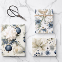 Hermosa mezcla de Navidades azules