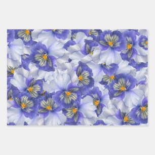 Hoja De Papel De Regalo Hermoso azul