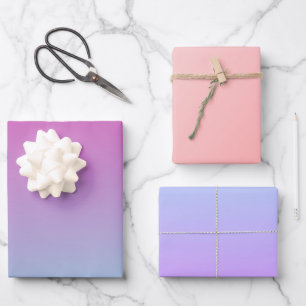 Hoja De Papel De Regalo Hermoso Ombre