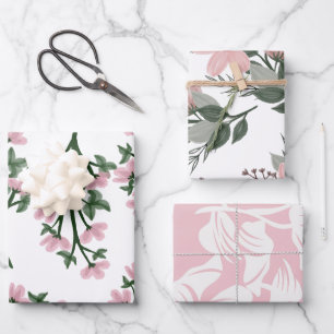 Hoja De Papel De Regalo Hermoso patrón floral