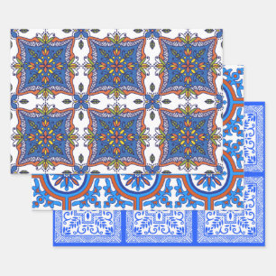 Hoja De Papel De Regalo Hermosos diseños de mosaico