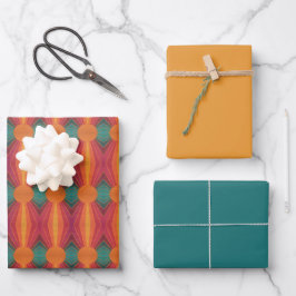 Hoja De Papel De Regalo Hermosos Rayos de Sol Soleados Arte Popular del Su