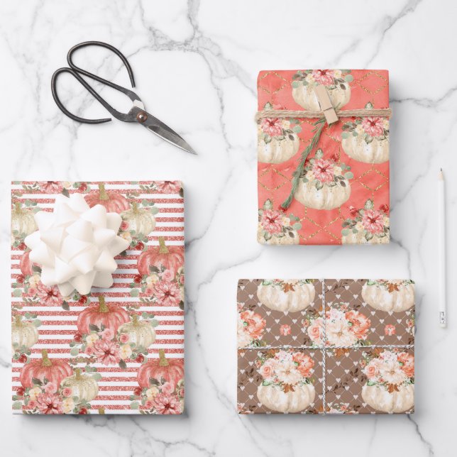 Hoja De Papel De Regalo Hermosos regalos de cumpleaños de Baby Shower de c (Anverso)