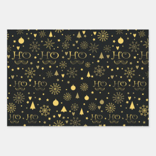 Hoja De Papel De Regalo Ho-ho-ho