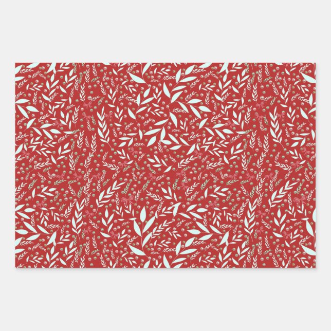 Hoja De Papel De Regalo ho ho Holidays wrapping paper (Anverso)