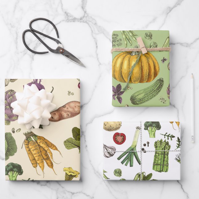 Hoja De Papel De Regalo Hobby Vegetable Groing Gardening (Anverso)
