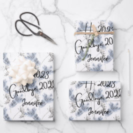 Hoja De Papel De Regalo Hola 2023 Adiós 2022