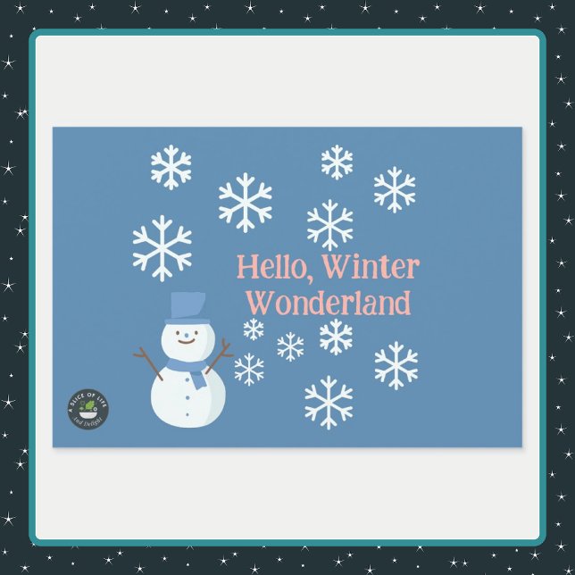 Hoja De Papel De Regalo Hola, Winter Wonderland (Subido por el creador)