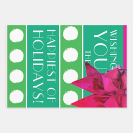 HOJA DE PAPEL DE REGALO HOLIDAY ART DECO