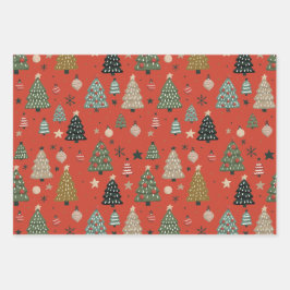 Hoja De Papel De Regalo Holiday Echoes