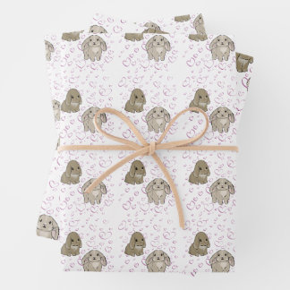 Hoja De Papel De Regalo Holland lop bunnies 