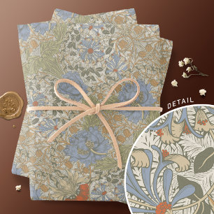 Hoja De Papel De Regalo Honeysuckle Delight William Morris Larkspur